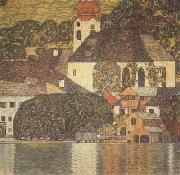 Gustav Klimt Church at Unterach on Lake Atter (mk20) oil painting artist